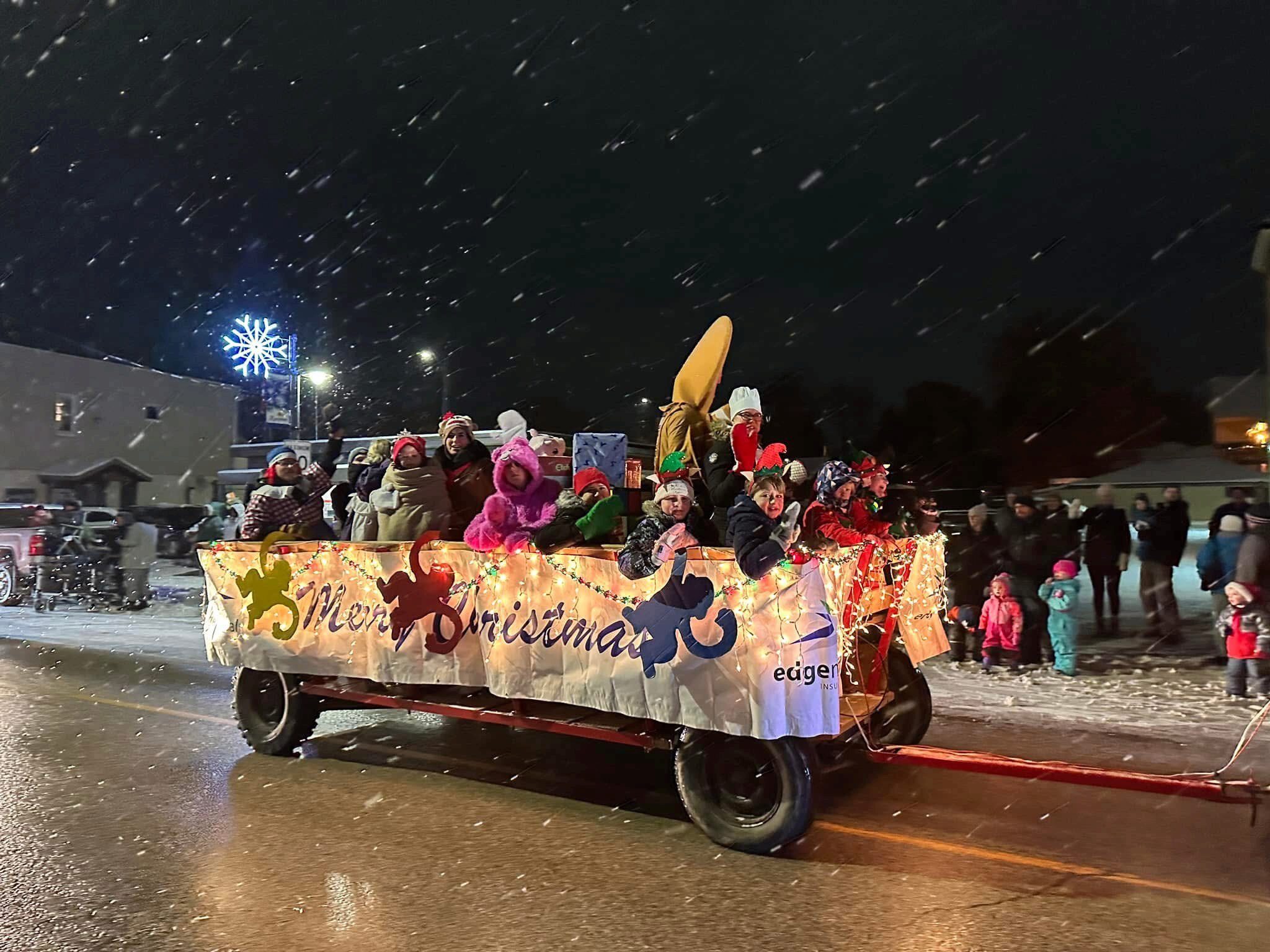 Decked out for the Holidays at the Drayton Santa Claus Parade